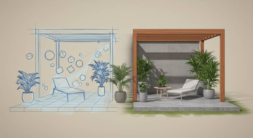 The design process from concept to reality